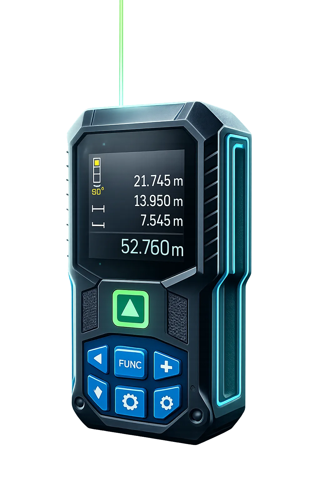 המחשת מד לייזר בסגנון Bosch